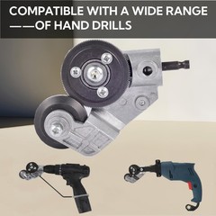 Upgraded Drill Plate Cutter, Metal Shear Drilling Attachment, Plate Cutter wi…