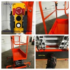 FREE SHIPPING NEW 5 STAR 19 FEET MAX LIFT ELECTRIC SCISSOR LIFT MAN LIFT