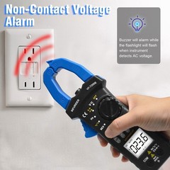 Digital Clamp Meter AC DC Current Multimeter TrueRMS 6000 Counts Amp Volt Tester