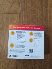 Kidde Smart Water Leak and Freeze Detector, Battery Operated Sealed Ships Fast