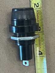 x34 Buss Panel Mount Fuse Holder – fits larger fuses, unsure what size See pics