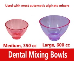 Dental Impression Material Mixing Bowls Flexible Mixing Bowl 300 cc or 600cc