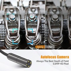 5.0MP HD USB Borescope Inspection Camera Auto-Focus Endoscope for Android