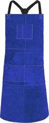 Leather Welding Apron with 6 Pockets – Heat & Flame-Resistant Apron, 24” X 42”