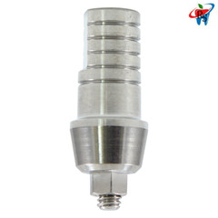 5x Dental Imp lant Straight Shoulder Abutment Wide Platform Internal Hex 2.42mm