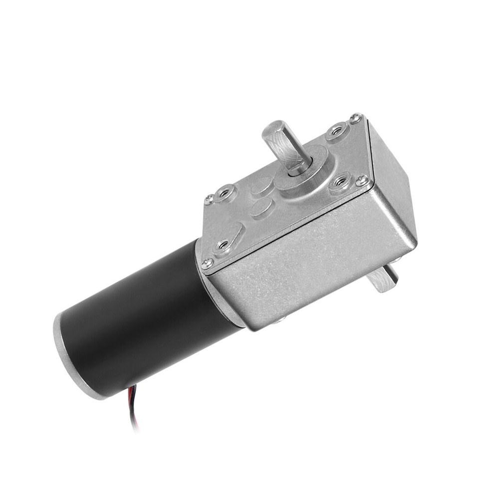 Double Shaft Worm Gear Motor DC 12V 60RPM High Torque Speed Reduction