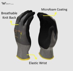 Endurance Pro Seamless Knit Nylon loves With Micro Form Nitrile rip Large pack