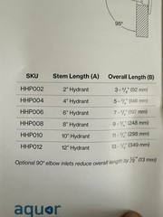 Aquor 12″ SlateGry Brushed Stainless Steel House Hydrant V1+