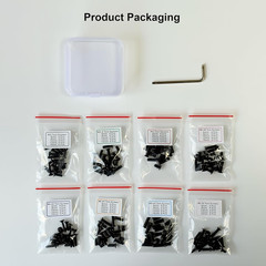 Red Dot Screw Kit, M3, M3.5, M4, #4-40, #6-40, #8-40, #6-32, #6-48 12.9G Flat He