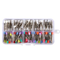 200-2000PCS Dental Nylon Polishing Flat Latch Polisher Prophy Brush Disposable Y