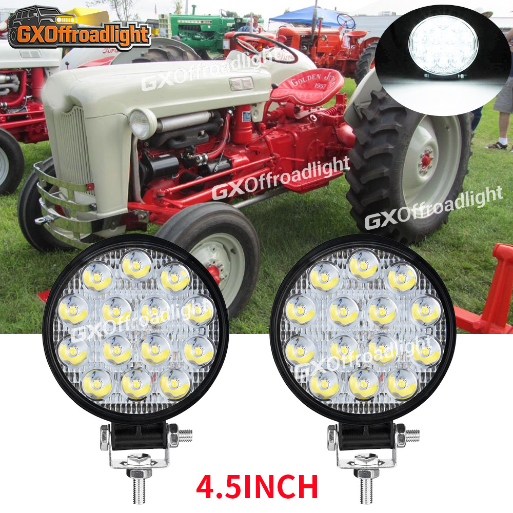 Fit MASSEY FERGUSON TRACTOR Sealed beam Head lamp LED 12V 24V 4” LED Work light