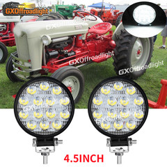Fit MASSEY FERGUSON TRACTOR Sealed beam Head lamp LED 12V 24V 4” LED Work light