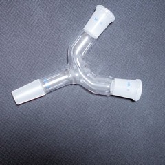 Laboratory glass Y shape & claisen connecting adapter 24/40 lab glass adapter