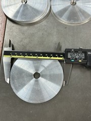 1 UNKNOWN ALUMINUM SPUR GEAR 64 PITCH 256 TEETH 1/2” BORE .200” FACE 20 DEG. PA