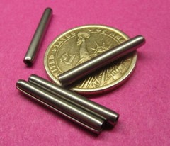 Steel Coiled Spring Pin, 1/8″ Dia x 1.00″ Length, 100 pcs