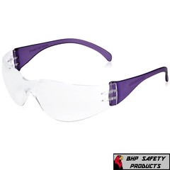 Intruder Multi-Color Safety Glasses – Clear Lens w/Assorted Temple Colors