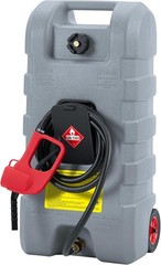 🔥57L (15 Gallonen) mit Handpumpe & Schlauch, Siphon 7,5L/min – Rollbarer Krafts