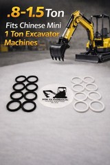Chinese Mini Excavator Spool Valve Seal Kit Fits 0.8-1.5 Ton Machines