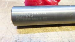 Hanita 4VP5S carbide 4fl endmill 1-1/8″ LOC REGROUND to 25mm and recoated