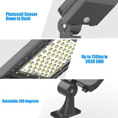 200W LED Shoebox Area Light Outdoor Commercial Parking Lot Street Pole Lighting