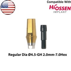 US Fit Osstem Hiossen Dental Straight Transfer Abutment Mini/Regular with Screws