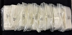 900 Reclosable Bags 2” x 3” Clear 2 Mil Plastic Zip-Top Baggies A3c