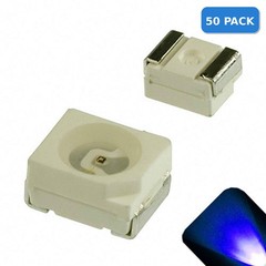 50 x LED PLCC2 1210 3528 Blue SMD LEDs Light Super Ultra Bright Gauge PLCC-2