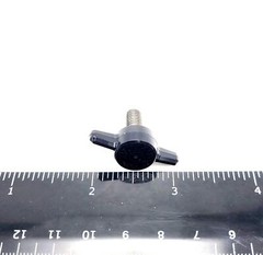 M6 x 14mm Clamping Thumb Screw Bolts with Black Butterfly Tee Wing Knob 4 Pack