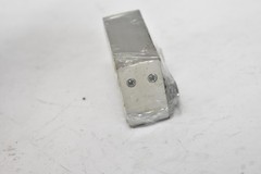 2 CRL Cambridge CAMS1BS Door Stop Surface-Mounted Aluminum Rubber Silver Brushed