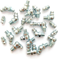 1/4″-28 24Pcs Grease Fitting Assortment Straight 45 90 Degree Grease Zerk Fittin