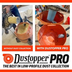 OFFICIAL Dustopper PRO – Low-Profile Dust Separator for Wet/Dry Vacs – Full Unit