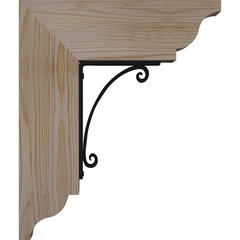 Ekena Millwork 3 1/2W X 13 1/2D X 16H Legacy Traditional Ironcrest Smooth