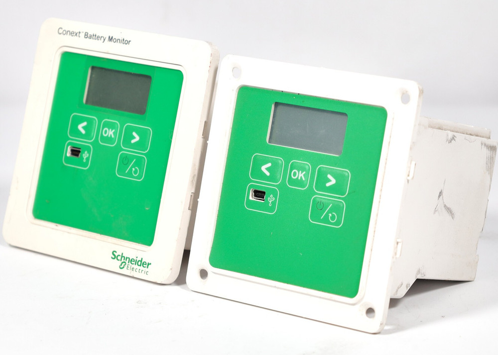(Lot of 2) Schneider Electric Conext 865-1080-01 Battery Monitor 24/48V – NOS