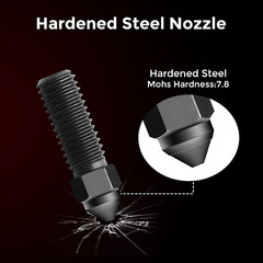 K1 Nozzle Kits 0.4Mm 0.6Mm 0.8Mm, 4Pcs Hardened Steel Nozzles & 4Pcs Copper Allo