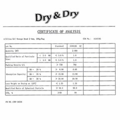2 Gallon(14-15 LBS) “Dry & Dry” Orange & White Mixed Silica Gel Desiccant Bead