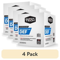 (4 pack) Super Tech DEF Diesel Exhaust Fluid, 2.5 gal