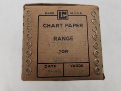 Vintage Leeds & Northrup Chart Paper Roll 341 60 Line 0-30 Uniform 40 yards