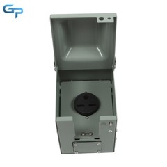 30 Amp 250 Volt NEMA 6-30R Outlet Box, Enclosed Weatherproof Outdoor Electrical