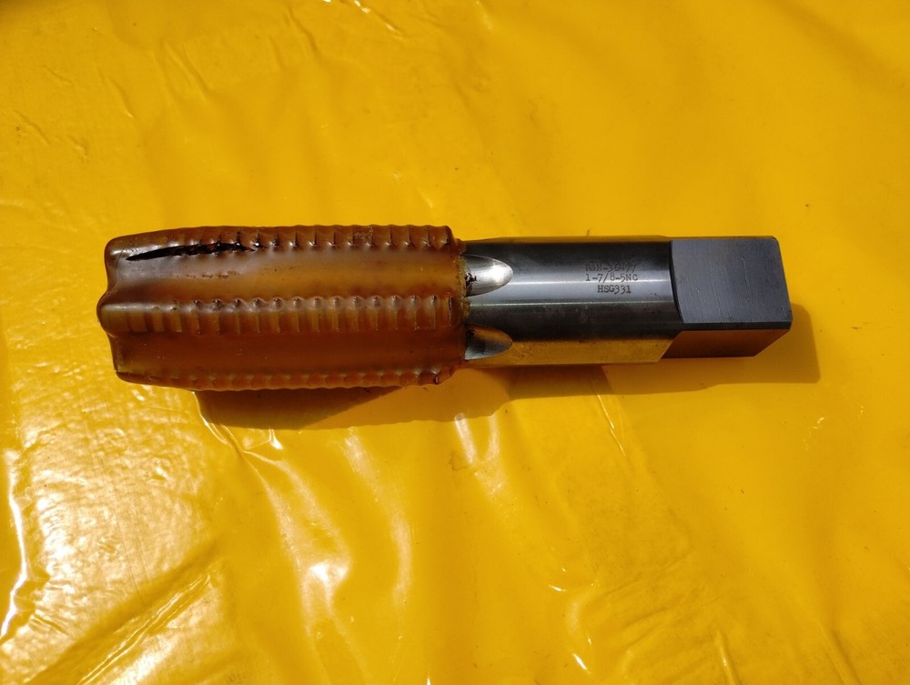 R&N- 36477 , NOS 1-7/8″ 5 Tpi NC, Right Handed Tap , Taper , HSG331, 7.5″ Long