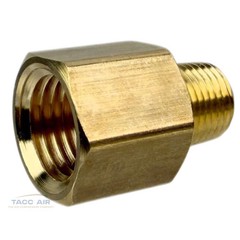 4 Pack Brass Reducer Adapter 1/4″ Female X 1/8″ Male NPT Pipe Reducing Fitting