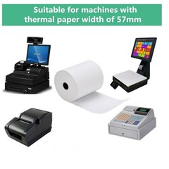 Thermal Receipt Paper 2 1/4 x 85 Fade Resistant BPA Free Water Oil Proof 50 Roll