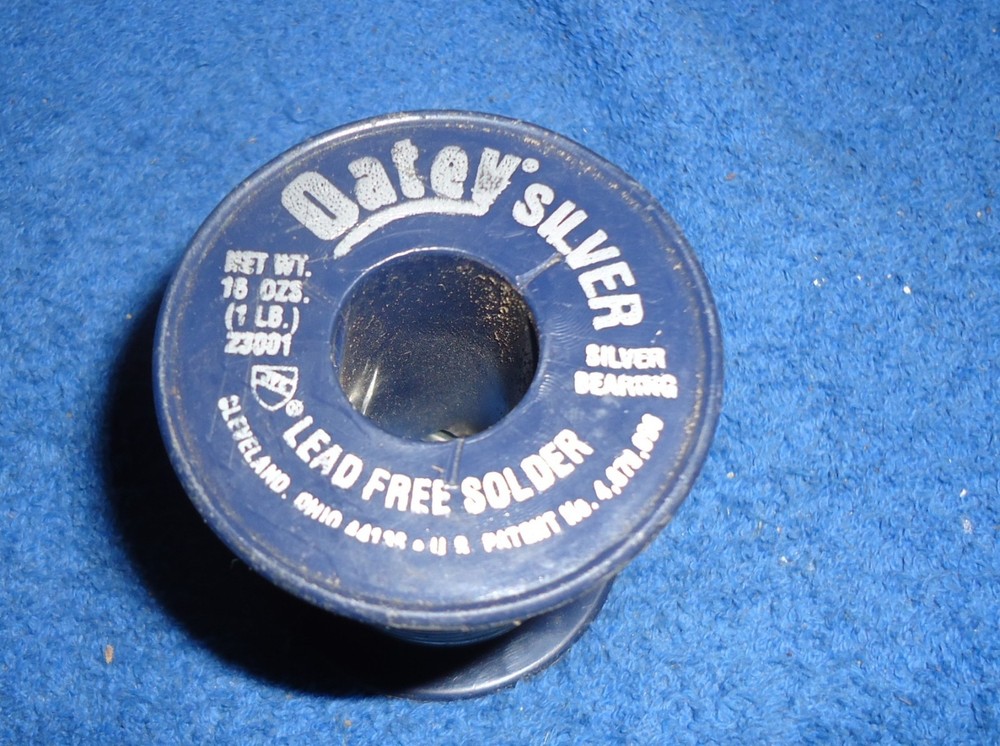 Oatey Silver Bearing Lead Free Solder For Plumbing, 8.5 Oz Spool 1/8