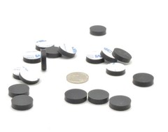 3/4″ Rubber Feet for Foot Pedals 3/16″ Thick 3M Backing Various Package Sizes