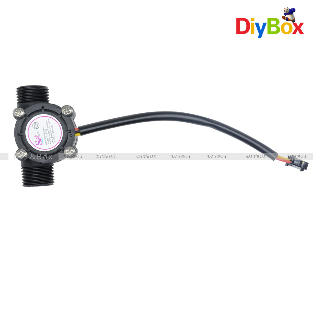 1/2” Water Flow Sensor Water Control Effect Flowmeter Hall 1-30L/min F Arduino