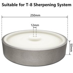 CBN Grinding Wheel with 12mm Arbor for Tormek T8 Sharpening System Fast Shipping