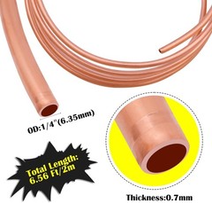 3/4″ OD Refrigeration Copper Tubing – Durable, Corrosion-Resistant, Easy-Inst…