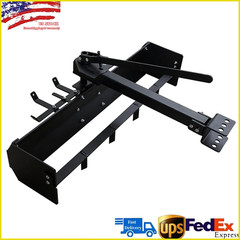 42″ Tow Behind Box Scraper Blade Rust Resistant Lawn Tractor W/ Adjustable Angle