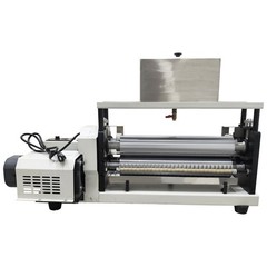 110V Double-sided Gluing Machine 15.35IN Glue Coating Machine with Steel Roller