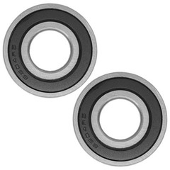 Caltric 6204-2RS 6204-2RDQE6 Side Rubber Sealed Ball Bearings 20x47x14 mm