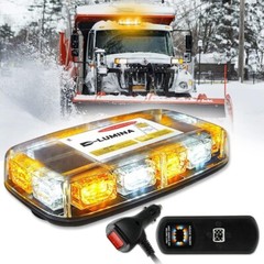 72 LED Roof Top Mini Strobe Beacon Light Bar Magnetic Mount for Vehicles